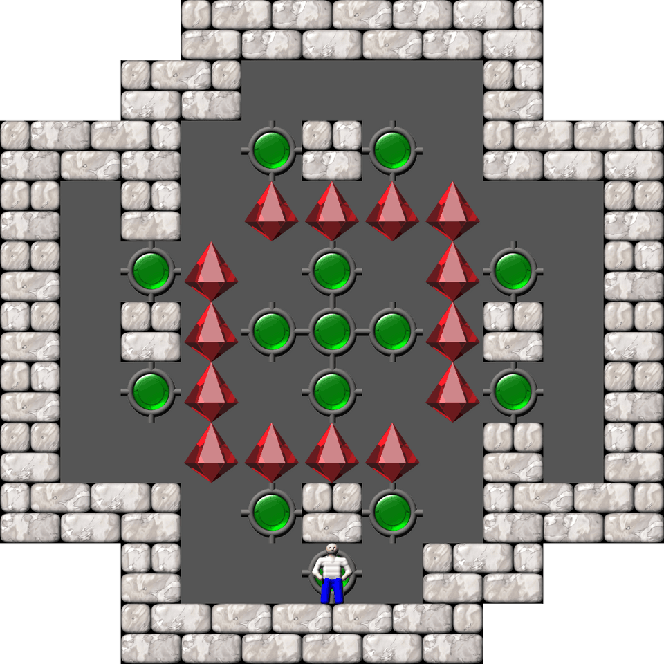 Sokoban Mass Remodel level 1526